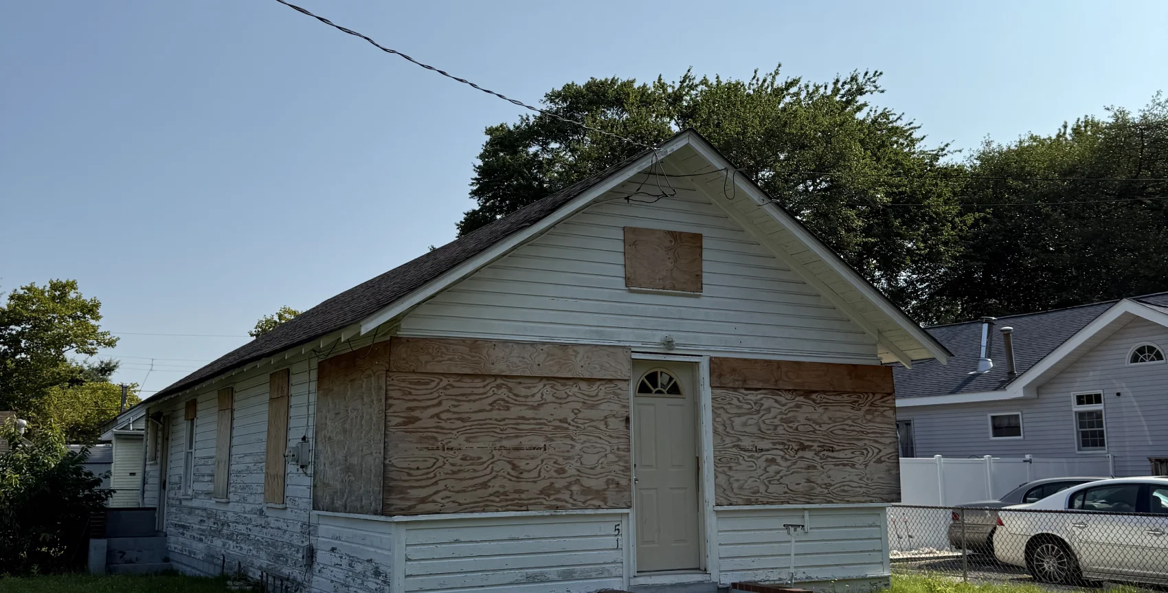 Boarded Up Home